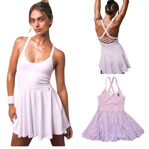 NEW Free People Good Karma Dress In WASHED GRAPE
